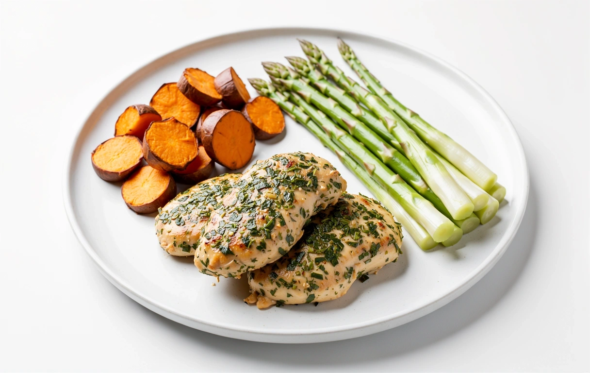Herb chicken meal