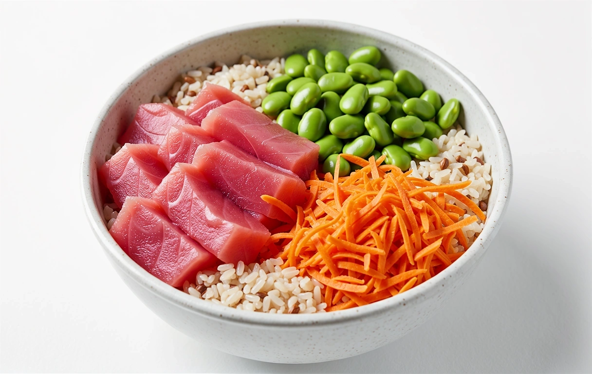 Tuna poke bowl