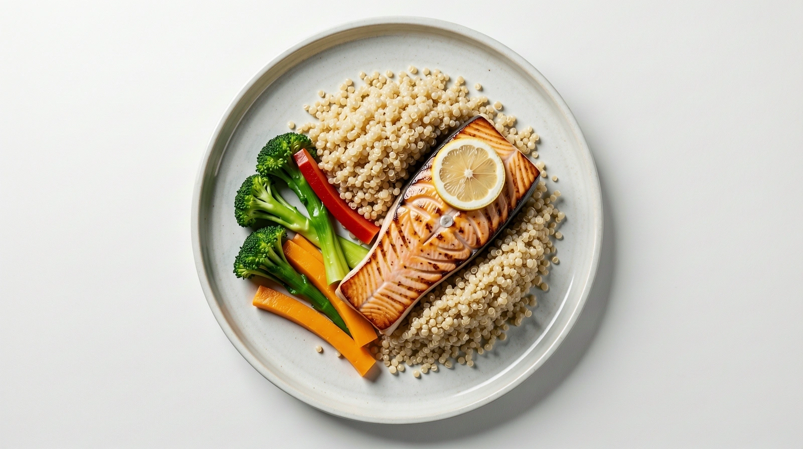 Balanced gourmet meal prep