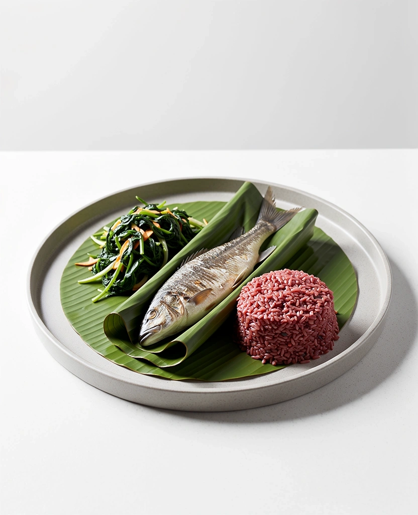 Gourmet healthy fish meal