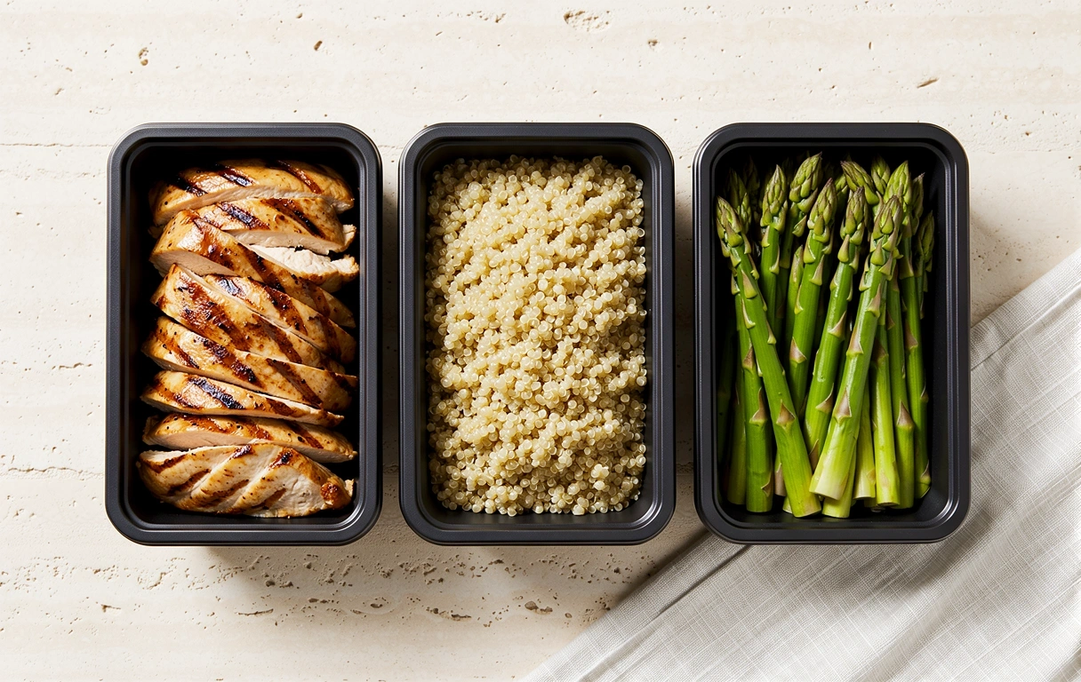 Carefully prepared calorie-controlled meals